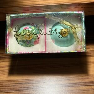 Lilly Pulitzer Christmas Ornaments Flamingo Flowers See Photos